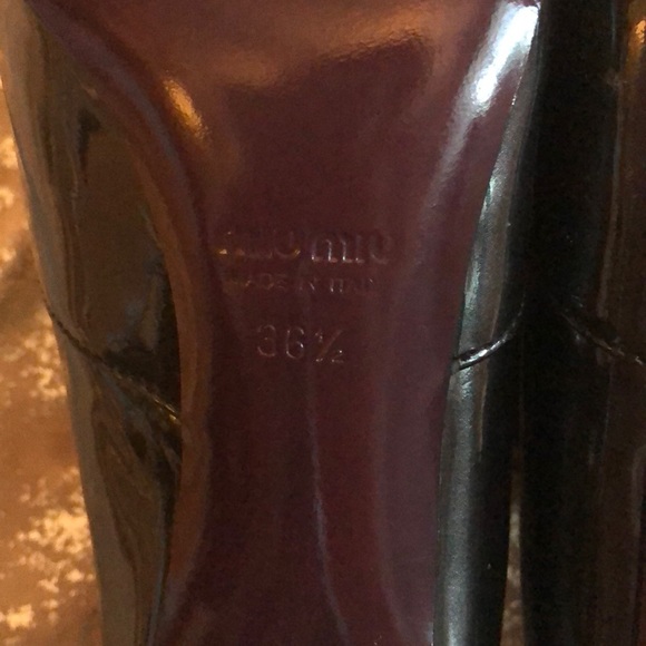 LIKE NEW MIU MIU BLACK PATENT SLIP ON STILETTO!! - Picture 8 of 8